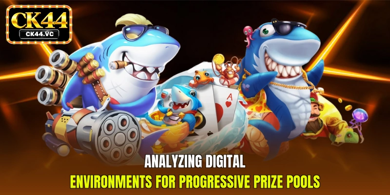 Analyzing digital environments for progressive prize pools