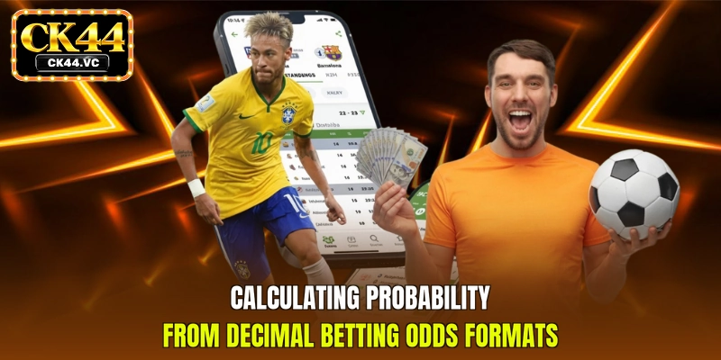 Calculating probability from decimal betting odds formats