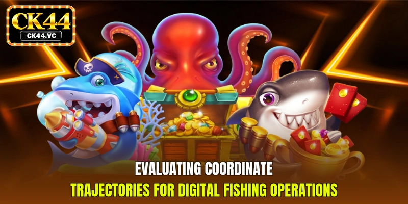 Evaluating coordinate trajectories for digital Fishing operations