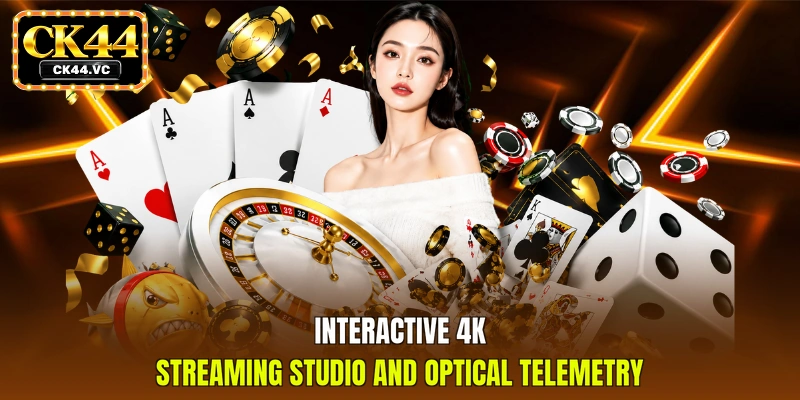 Interactive 4K streaming studio and optical telemetry