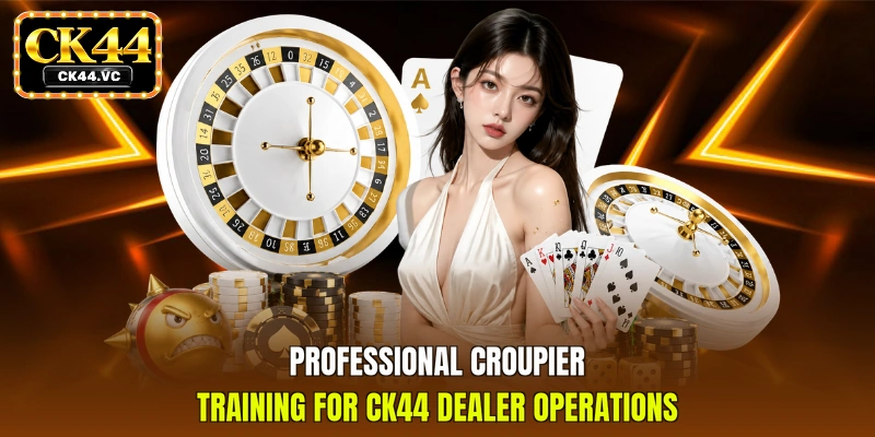 Professional croupier training for CK44 Dealer operations