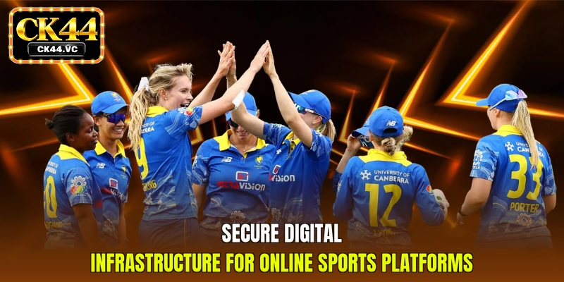 Secure digital infrastructure for online sports platforms