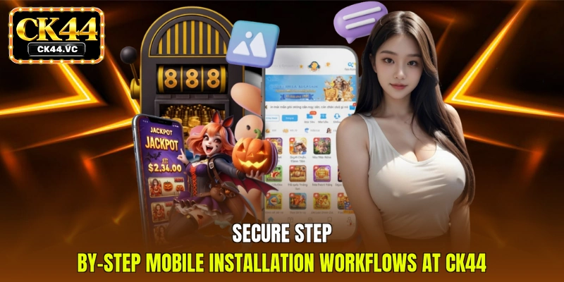 Secure step-by-step mobile installation workflows at CK44
