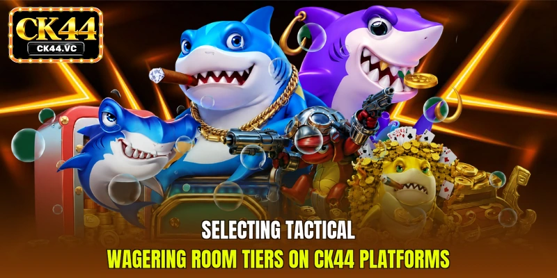 Selecting tactical wagering room tiers on CK44 platforms